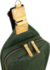 Sling Pack Mono Shoulder Crossbody Bag | Forest