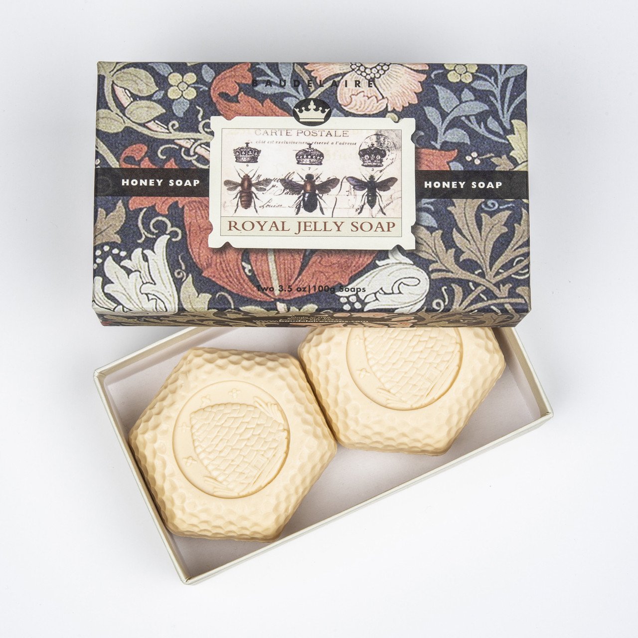 Baudelaire Royal Jelly Honey Bar Soap Gift Set Set of 2