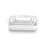 Pillivuyt Square Bakers Porcelain Set (3 sizes) - Home Decors Gifts online | Fragrance, Drinkware, Kitchenware & more - Fina Tavola