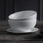 Pillivuyt Plisse Porcelain Cereal Bowl White | 6"