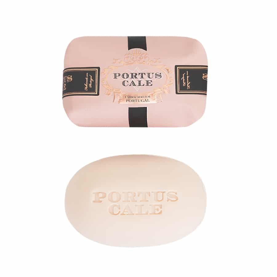 Portus Cale Rose Blush Bar Soaps Gift Set of 3 | Lotus Flower & Red Fruits