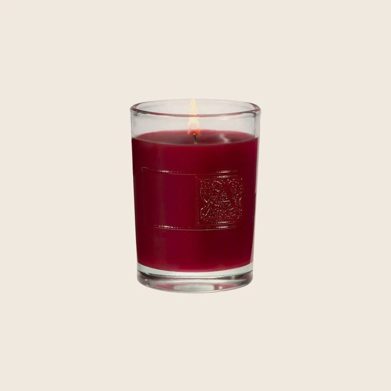 Scented Votive Candle in Glass Jar | The Smell of Christmas Candle
