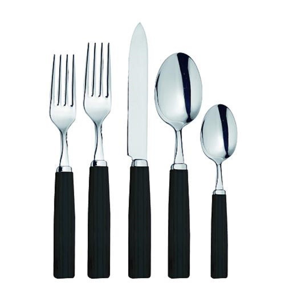 Dakar Wenge 5 Pc Flatware Set Place Settings (20 pcs serving for 4) - Home Decors Gifts online | Fragrance, Drinkware, Kitchenware & more - Fina Tavola