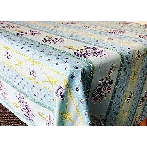Lavender Light Blue Coated Tablecloth (sizes available) - Home Decors Gifts online | Fragrance, Drinkware, Kitchenware & more - Fina Tavola