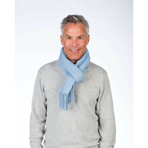 Cashmere Blend Woven Scarf in Blue Skies - Home Decors Gifts online | Fragrance, Drinkware, Kitchenware & more - Fina Tavola
