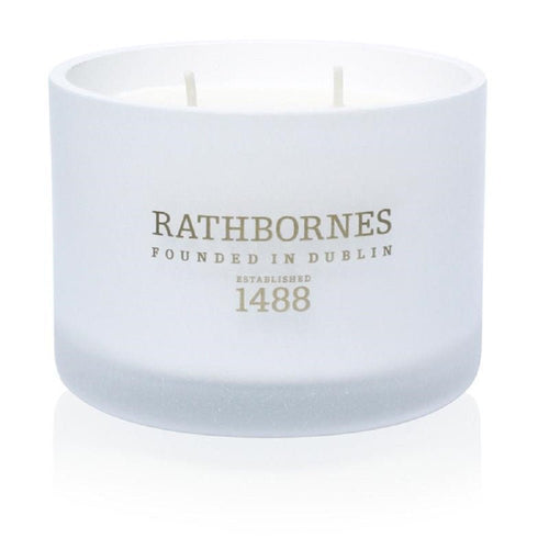 Rathbornes Dublin Tea Rose Oud and Patchouli Two Wick Classic Scented Candle 190g - Home Decors Gifts online | Fragrance, Drinkware, Kitchenware & more - Fina Tavola