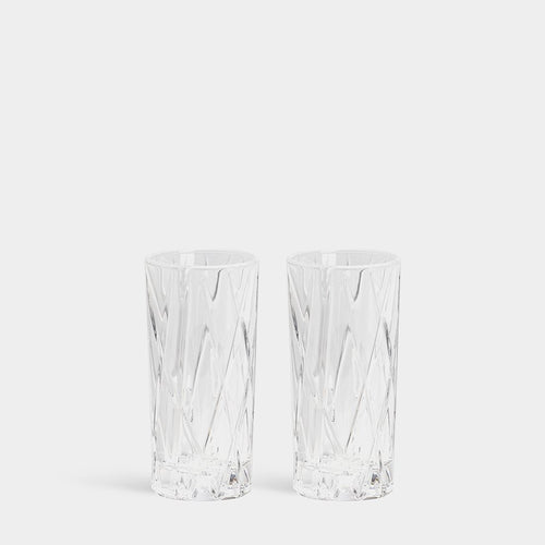 Orrefors City Crystal Shot Glass | Set of 2