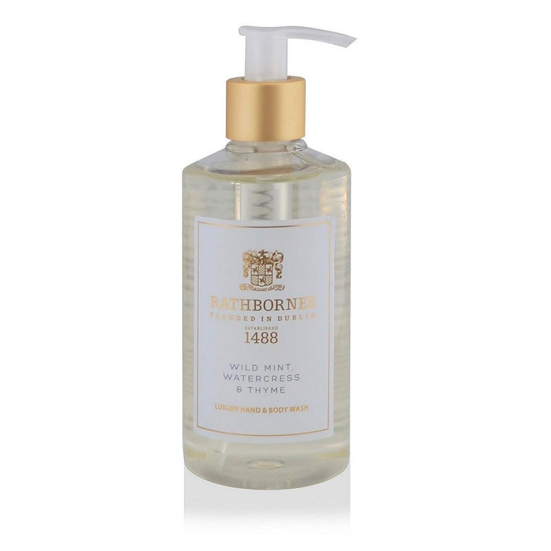 Rathbornes Hand and Body Liquid Soap Wild Mint, Watercress and Thyme - Home Decors Gifts online | Fragrance, Drinkware, Kitchenware & more - Fina Tavola