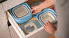 Guzzini Airtight Container Kitchen Fridge/freezer/Microwave 2-units Blue,  Lunch Office Work Food Safe