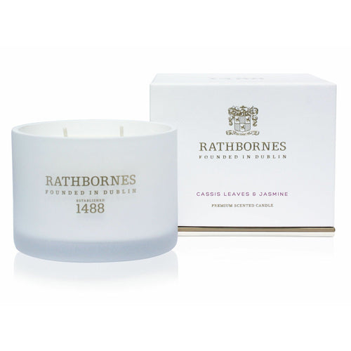 Rathbornes Cassis Leaves & Jasmine Two Wick Classic Scented Candle - Home Decors Gifts online | Fragrance, Drinkware, Kitchenware & more - Fina Tavola