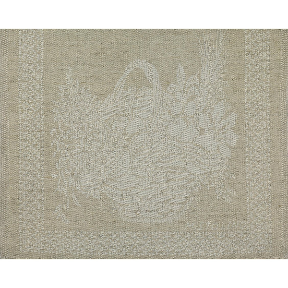 Tessitura Pardi Cesto (Basket) Natural Misto Linen Italian Kitchen Towel