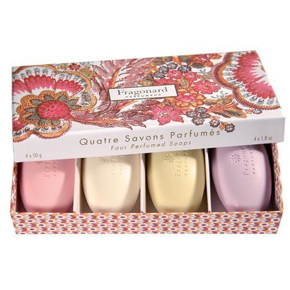 Flowers (Fleuri) Scented Bar Soap Gift Box | Pack of 4
