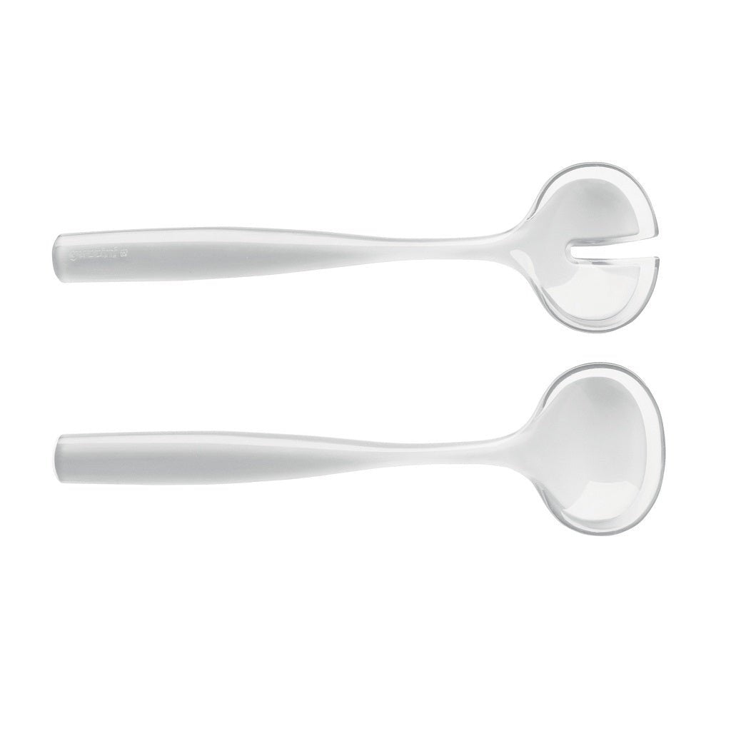 Grace Salad Servers Set | White