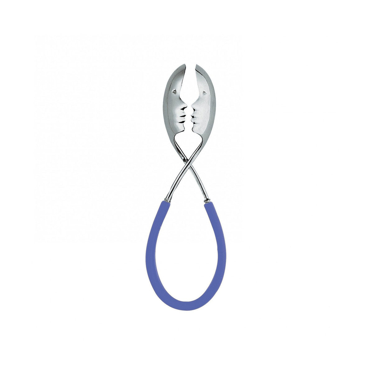 Kiss Salad Tongs | Blue