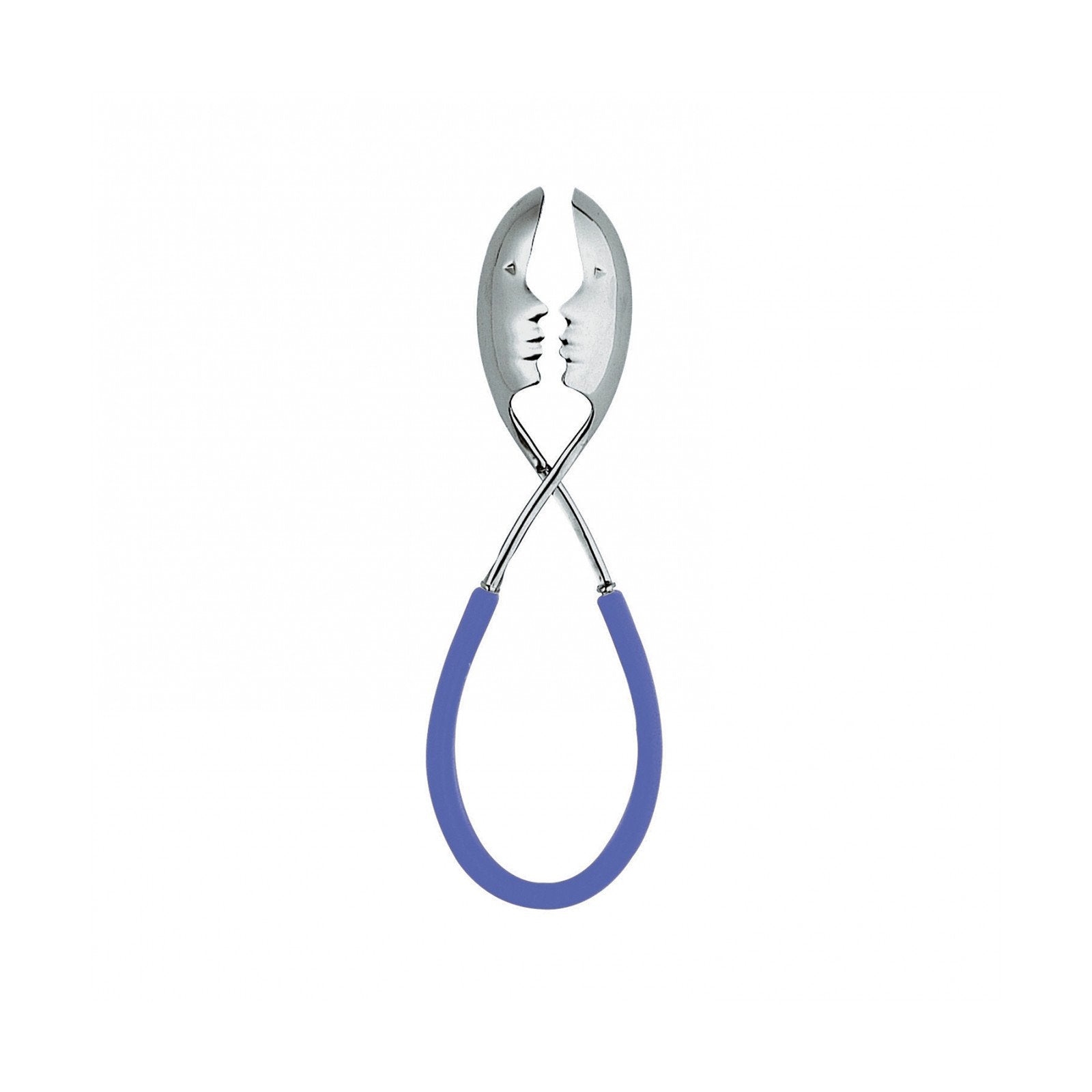 Kiss Salad Tongs | Blue
