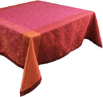 Garnier Thiebaut Cassidy Berry Cotton Tablecloth | 45" Square