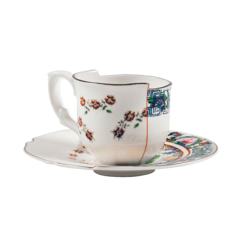 Hybrid Tamara Coffee Cup and Saucer Porcelain Multicolor - Home Decors Gifts online | Fragrance, Drinkware, Kitchenware & more - Fina Tavola