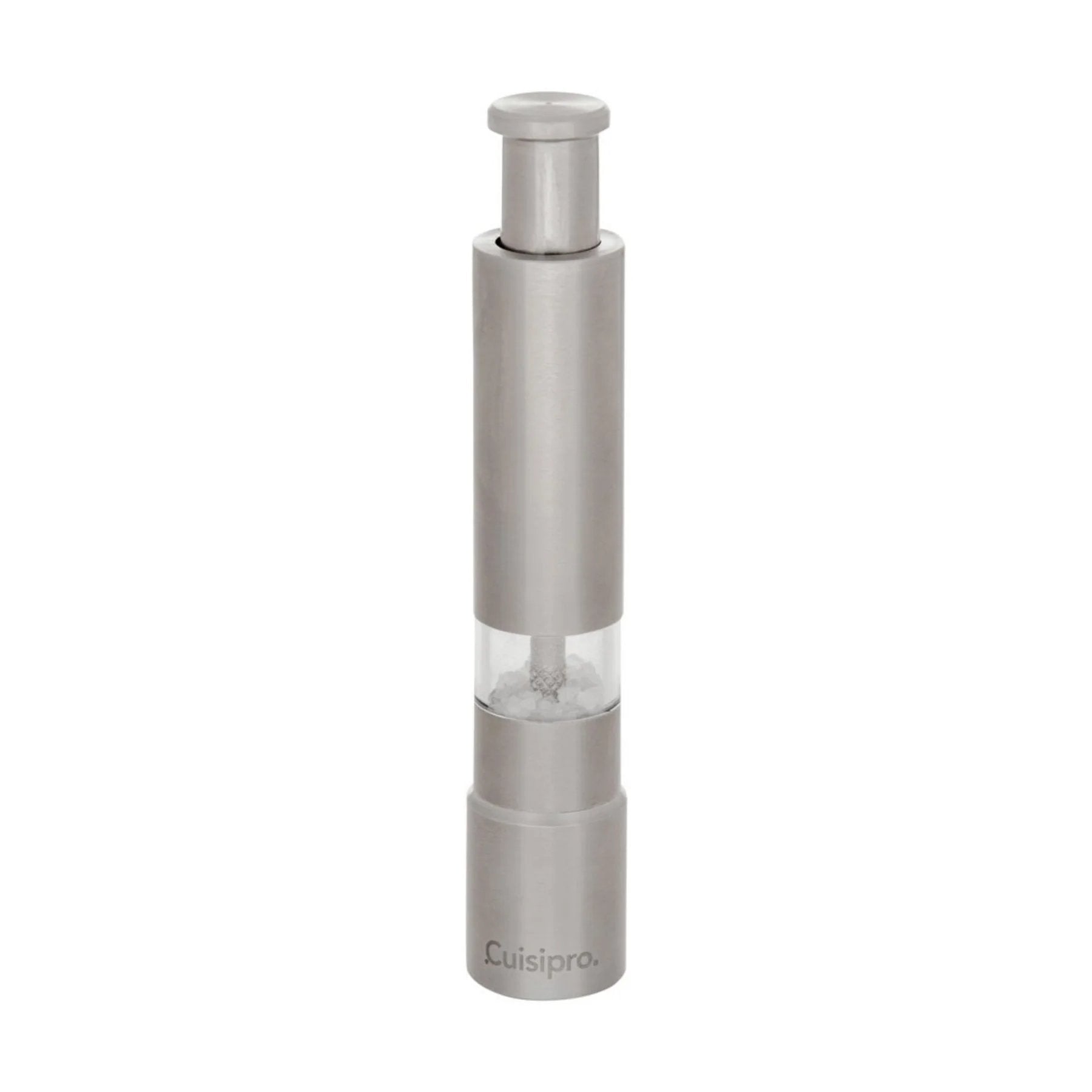 Cuisipro Stainless Steel Salt & Pepper Mill & Grinding Pump
