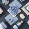 Portus Cale Gold & Blue Bar Soap Gift Box | Pink Pepper & Jasmine