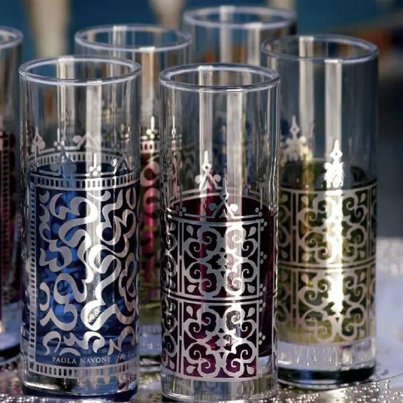 Vodka Shot Glass Set-3 Barware Italy Luxury Alibaba Naos Mix Colors by Egizia