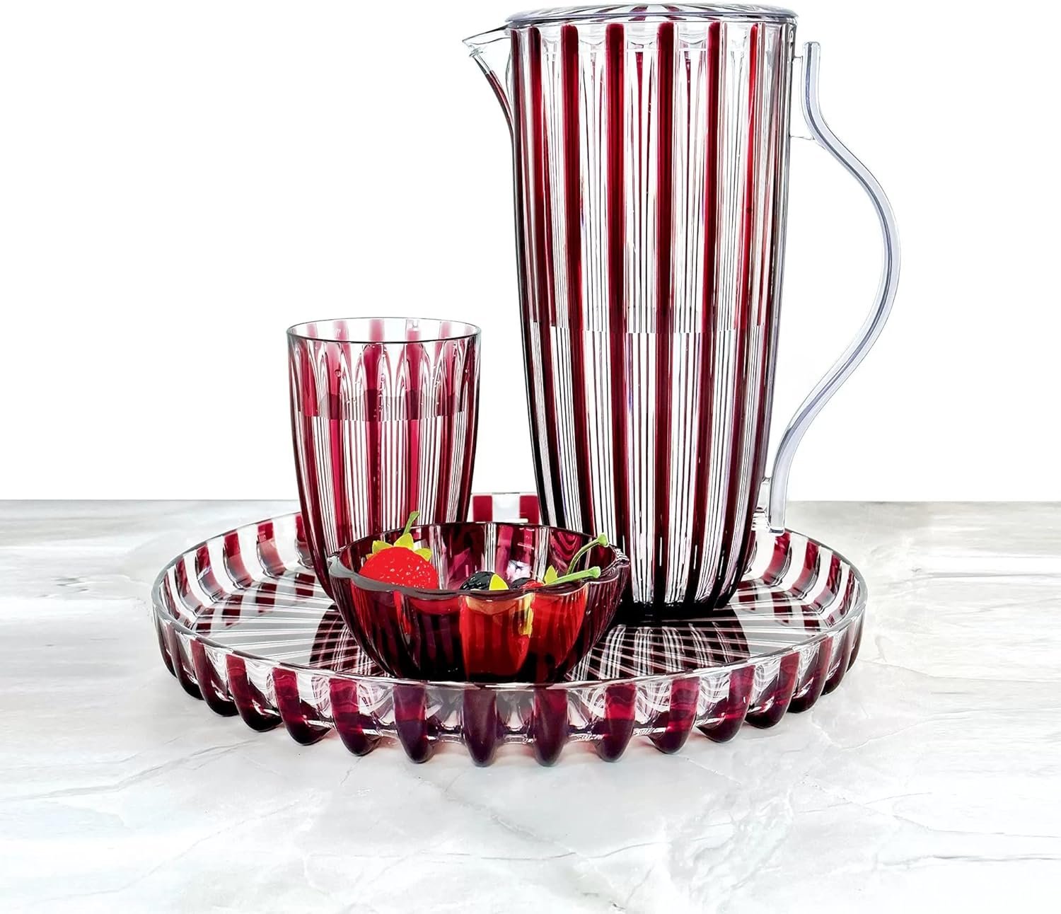 Dolcevita Outdoor Round Tray | Amethyst