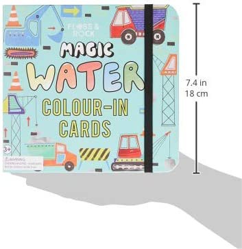Floss & Rock Color Changing Water Cards and Pen | Construction