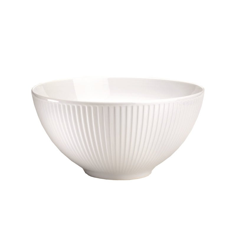 Pillivuyt Plisse Porcelain Serving Bowl