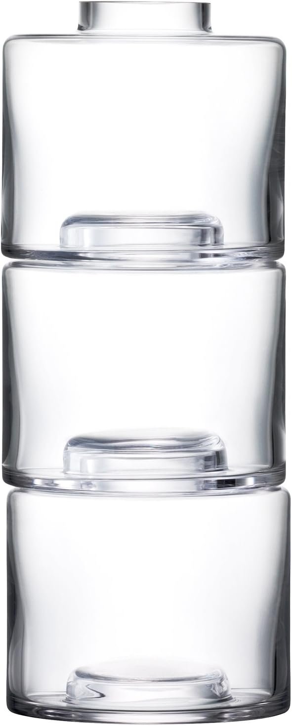 LSA International Stack Vase Glass Trio - Thumbnail 3