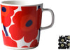 Unikko Oiva Stoneware Large Flower Mug | Red