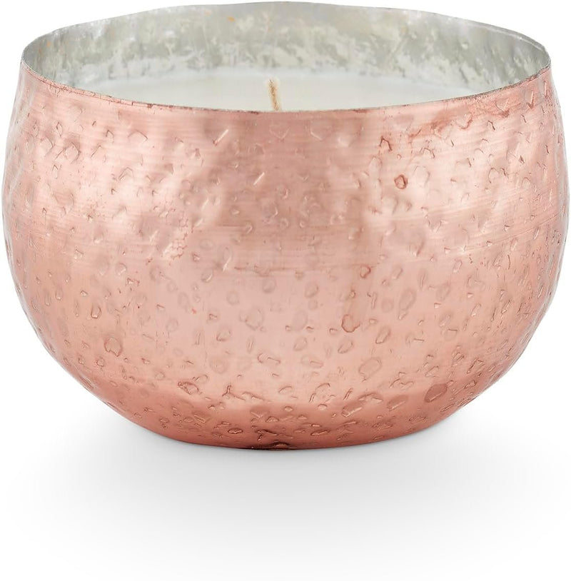 Demi Iced Metal Candle | Woodfire