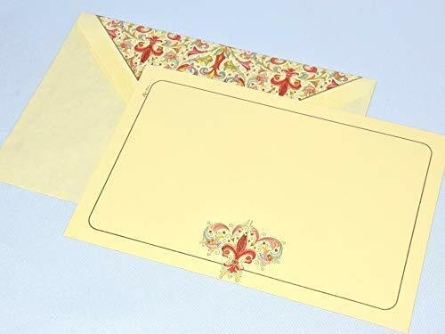 Kartos Golden Stationary Cards & Envelopes