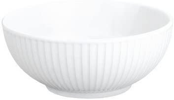 Pillivuyt Plisse White Porcelain Salad Bowl | Set of 2