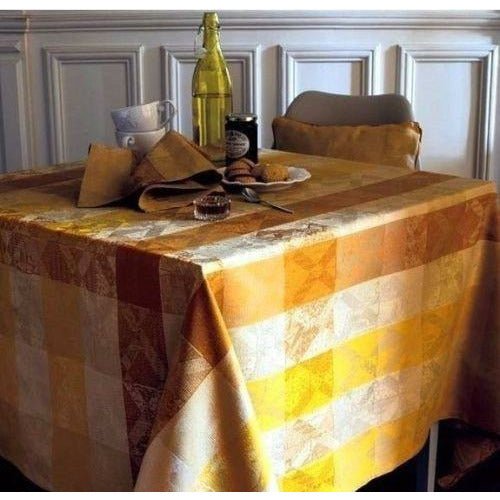 Garnier-Thiebaut Coated Tablecloth Mille Losanges 69" Square - Home Decors Gifts online | Fragrance, Drinkware, Kitchenware & more - Fina Tavola