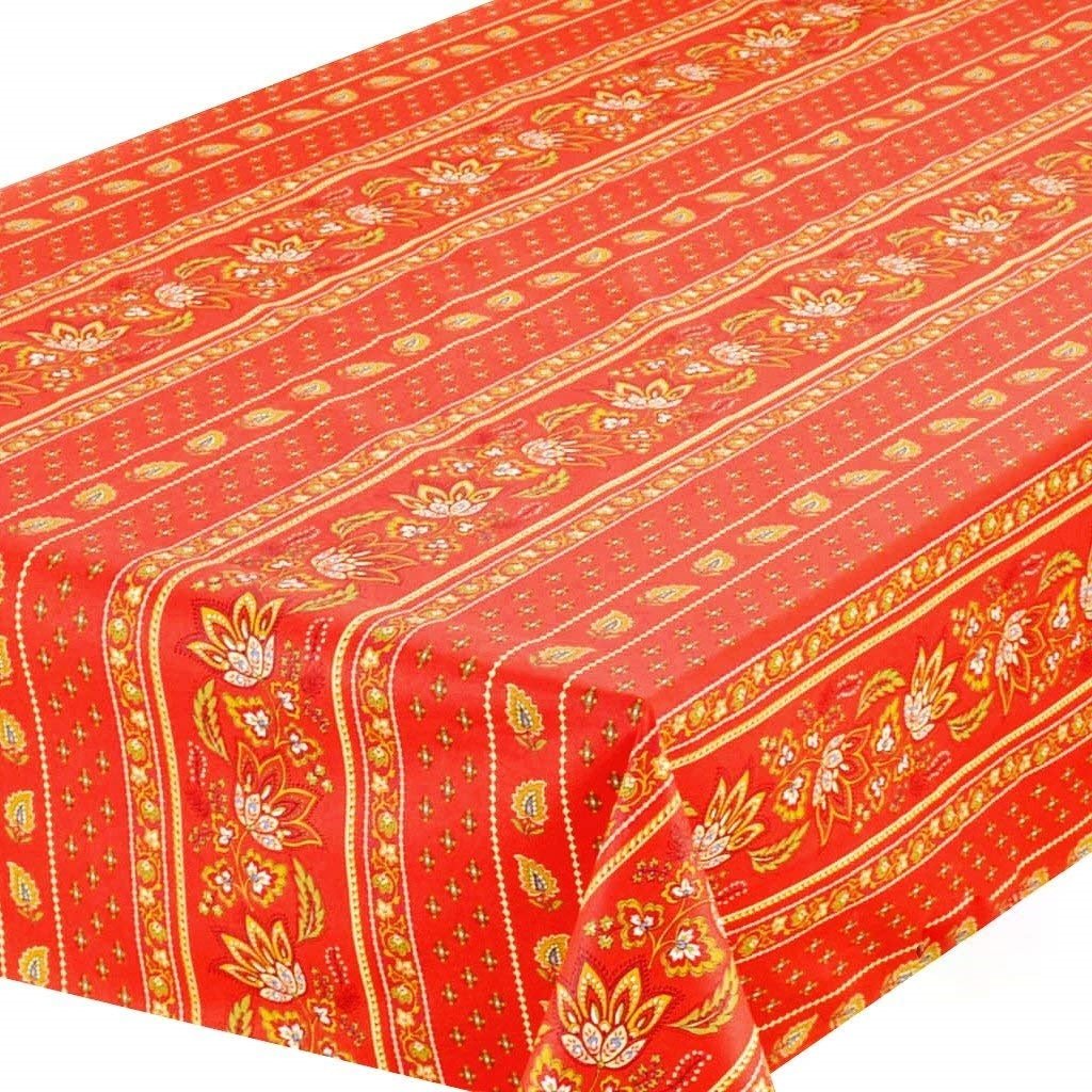 Lisa Red Coated Tablecloth (sizes available) - Home Decors Gifts online | Fragrance, Drinkware, Kitchenware & more - Fina Tavola