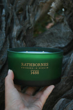 Rathbornes Dublin Retreat Classic Two Wick Candle Scented | Musk, Black Ebony & Amber