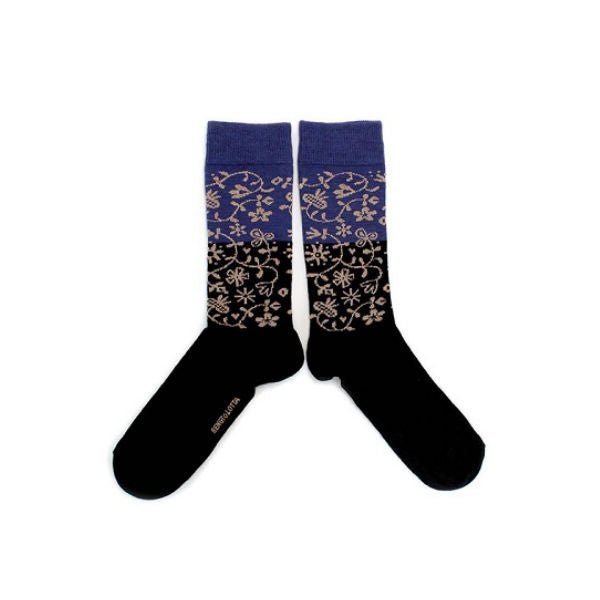 Bengt & Lotta Merino Wool Socks Small Blue Garden - Home Decors Gifts online | Fragrance, Drinkware, Kitchenware & more - Fina Tavola