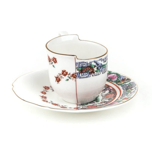 Hybrid Tamara Coffee Cup and Saucer Porcelain Multicolor - Home Decors Gifts online | Fragrance, Drinkware, Kitchenware & more - Fina Tavola