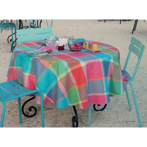 Garnier-Thiebaut Tablecloth Mille Wax Cocktail 71" Square - Home Decors Gifts online | Fragrance, Drinkware, Kitchenware & more - Fina Tavola