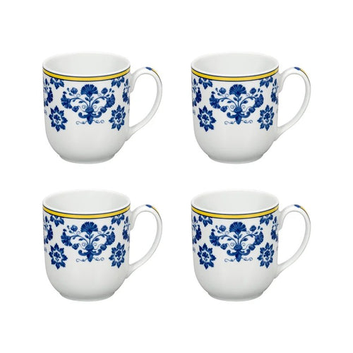 Castelo Branco Porcelain Mug | Set of 4