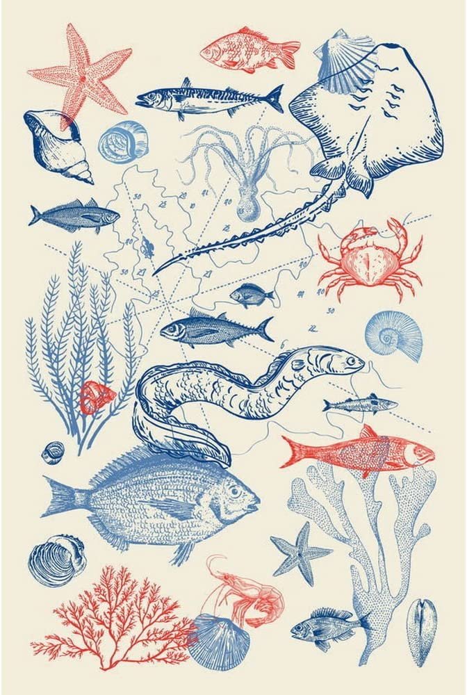 Kitchen Tea Towel | Sea Collection