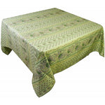 Lisa Green Pistachio Coated Tablecloth (sizes available) - Home Decors Gifts online | Fragrance, Drinkware, Kitchenware & more - Fina Tavola