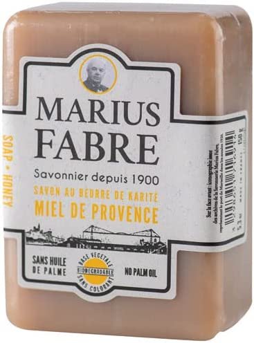 Marseille Bar Soap Provence Honey No-Palm Oil | Set of 2