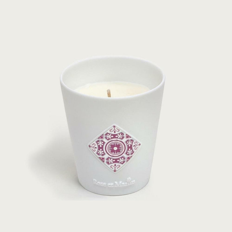 Scented Candle in Porcelain Vase | "Rose Wine under the Arbor"