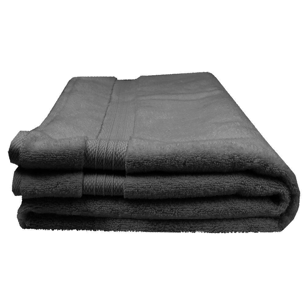 Garnier Thiebaut Elea Antracite Towel | Dark Grey