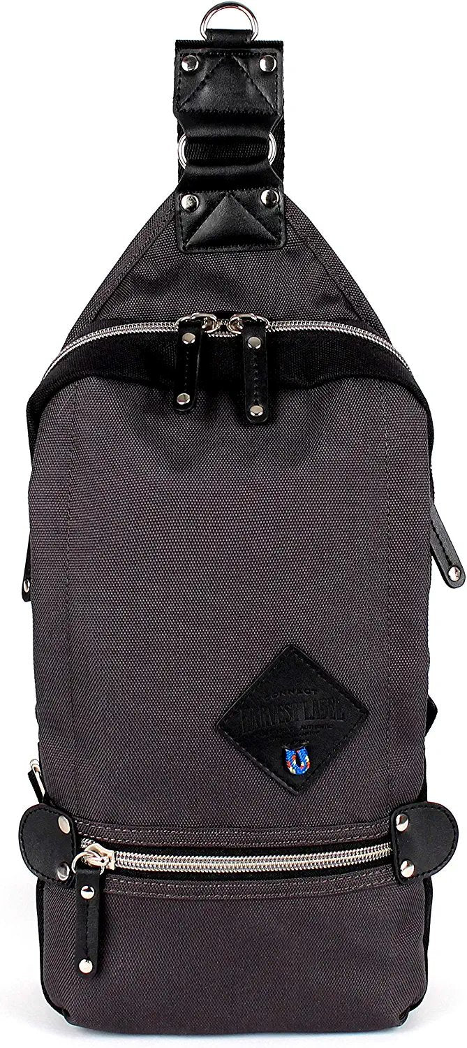 Sling Pack Mono Shoulder Crossbody Bag | Gun Metal