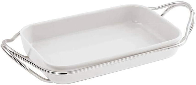 Sambonet Porcelain Dish Platter with Tray