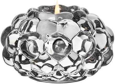 Orrefors Raspberry Votive Candle Holder