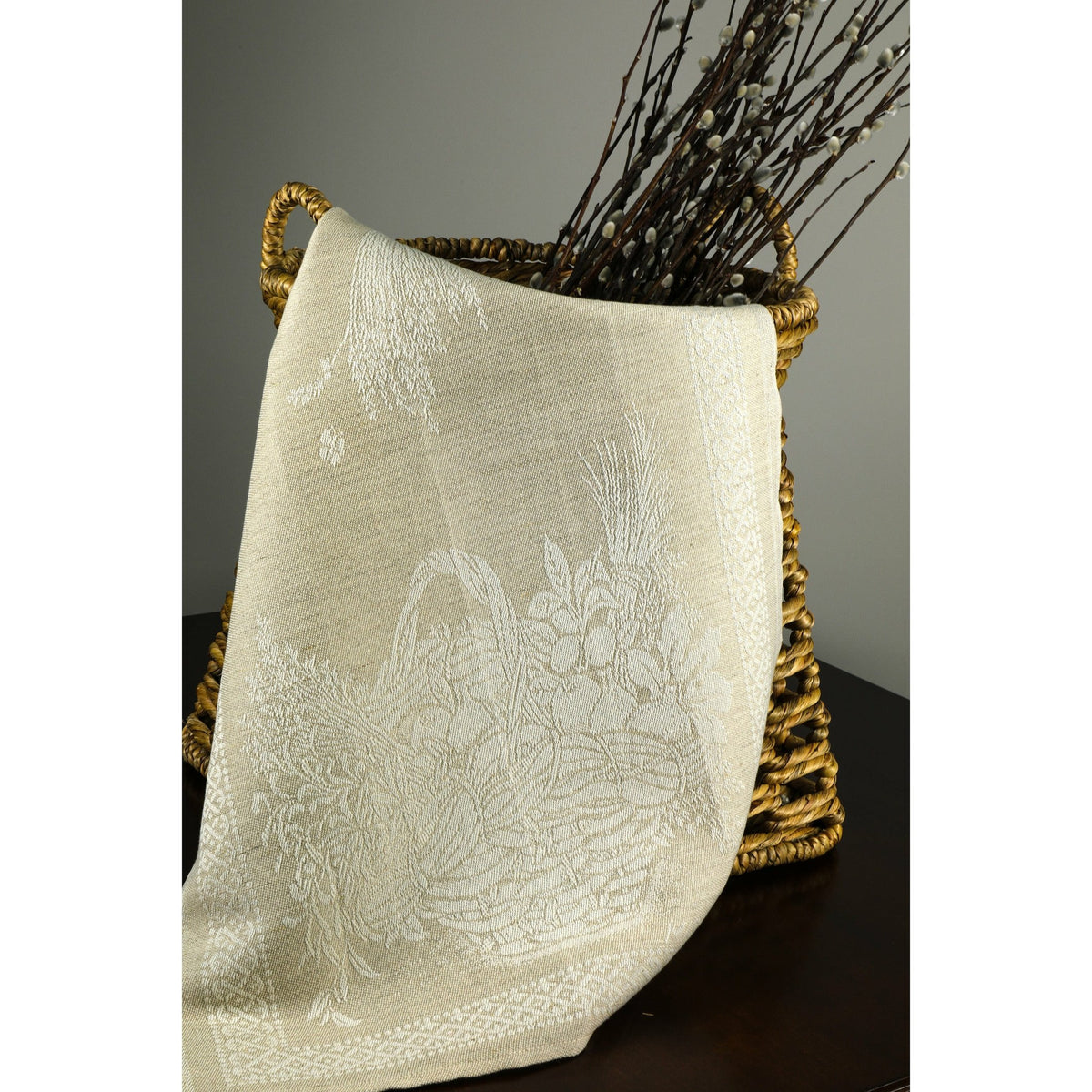 Tessitura Pardi Cesto (Basket) Natural Misto Linen Italian Kitchen Towel