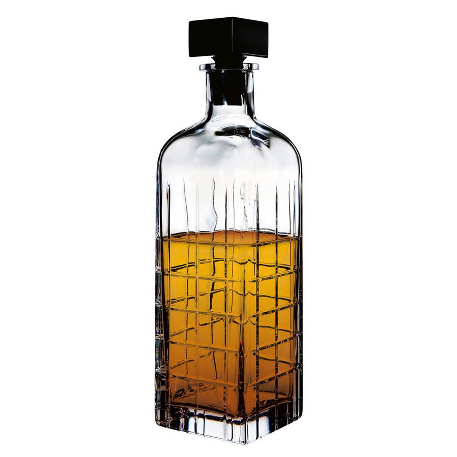 Orrefors Street Crystal Decanter