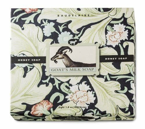 Baudelaire Goat Milk Honey Guest Soaps 1.4 oz Each Made in Vermont